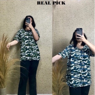 FC - Kaos Oblong Motif ARMY / Lengan Pendek/ Loreng /t-shirt