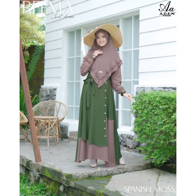 REEMA DRESS BY ADEN / GAMIS SET/GAMIS CANTIK