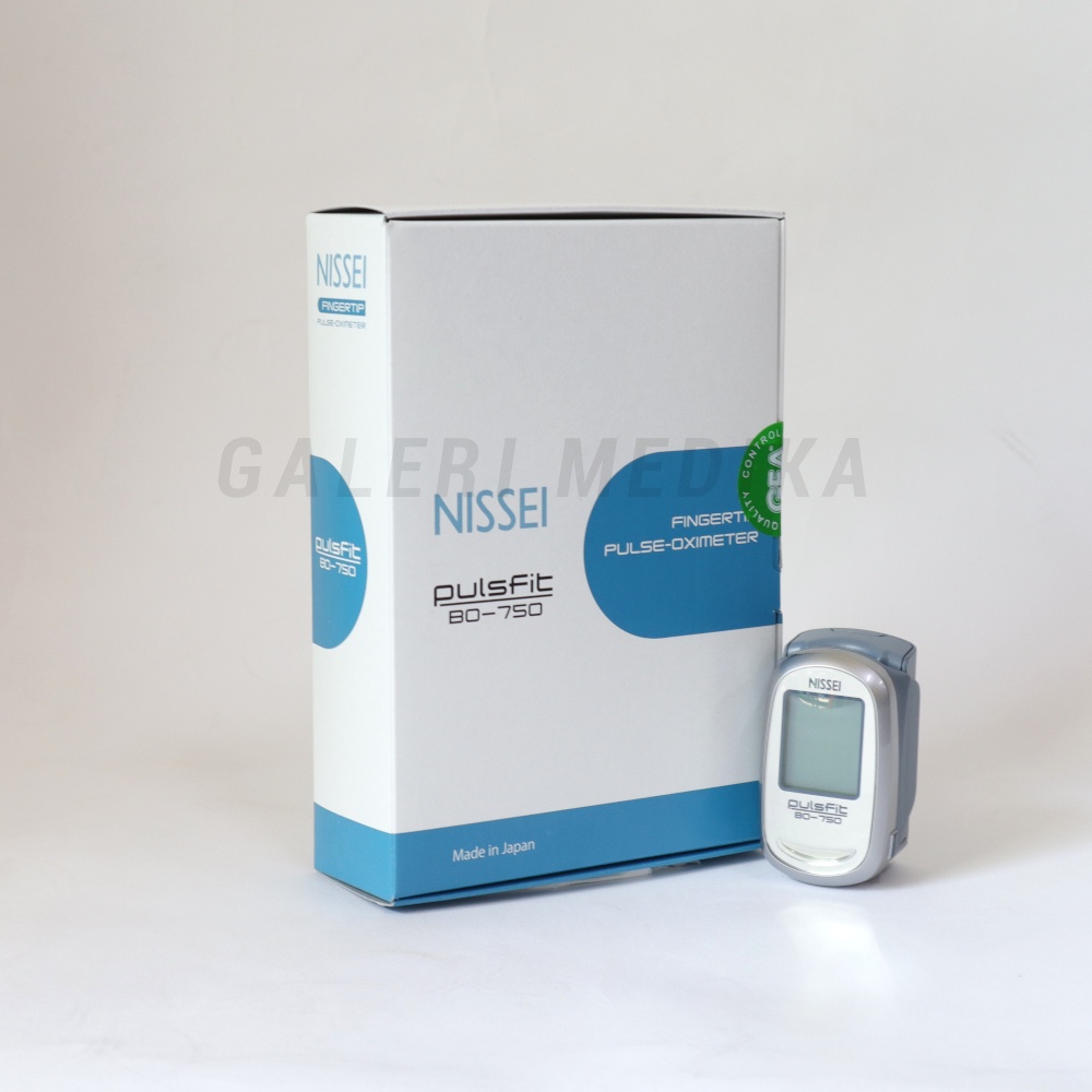 Pulse Oximeter Nissei BO-750 - Alat Ukur Kadar Oksigen Dalam Darah Made In JAPAN