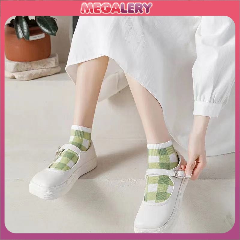 Kaos Kaki Pria Wanita Motif Lemon Kaos Kaki Pendek Japanese Ankle Socks