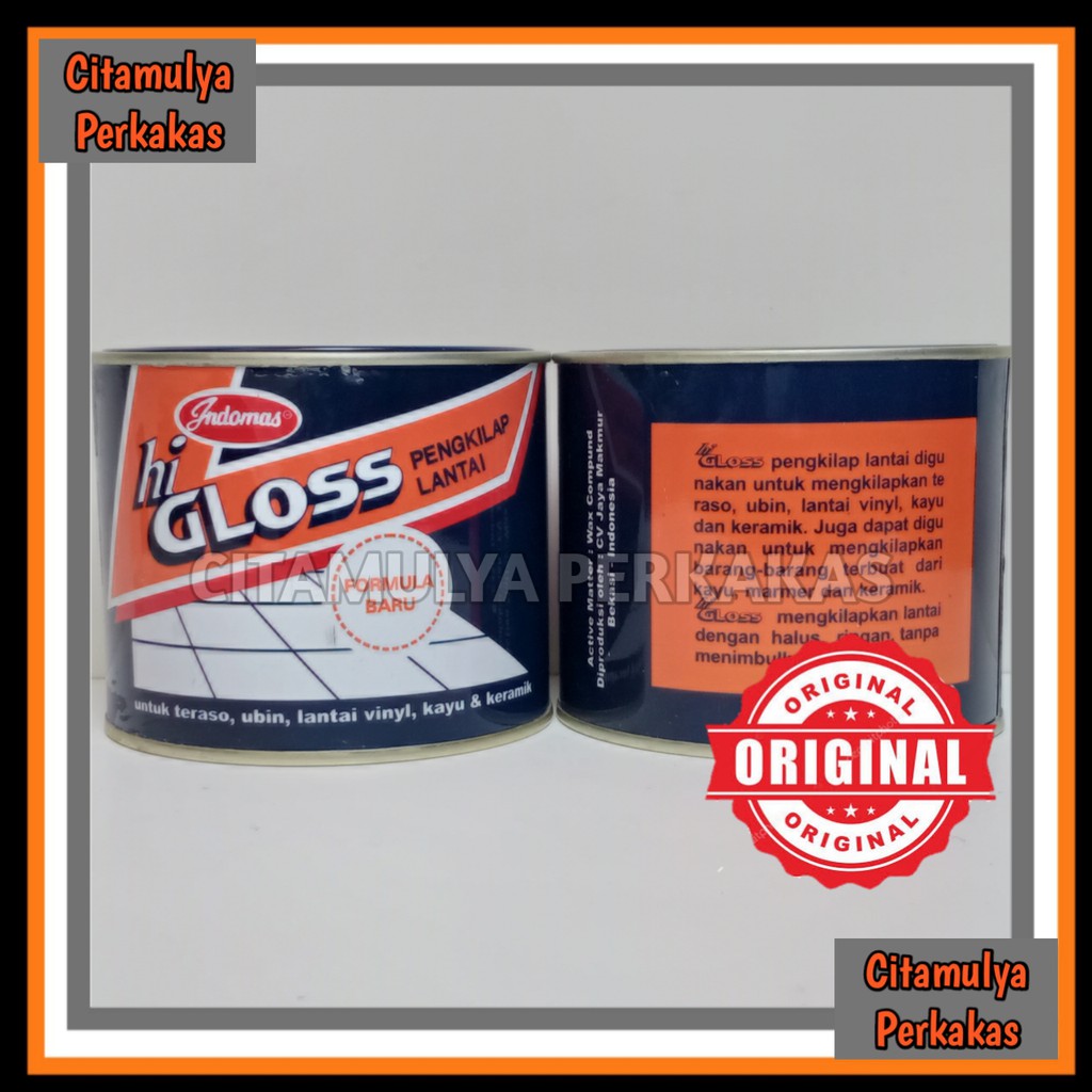Original Hi Gloss Pengkilap Lantai Untuk Teraso Ubin 500 gram