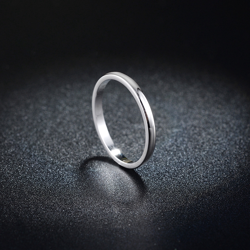 Cod Ring Titanium Steel 18k Anti Fade Korean Style For Men/Women/Couple