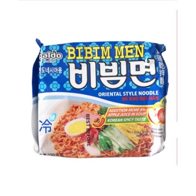 PALDO BIBIM MEN 130 GR Mie Dingin Rasa Apel Korea