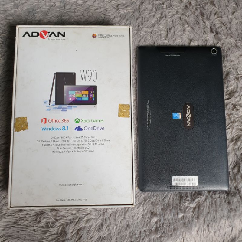 Advan Vanbook W90 Komputer Tablet Advan Vandroid normal siap pakai