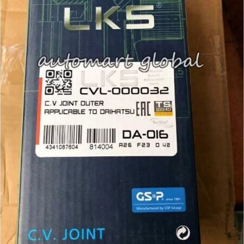 cv joint luar taft badak f50 gigi 23x26