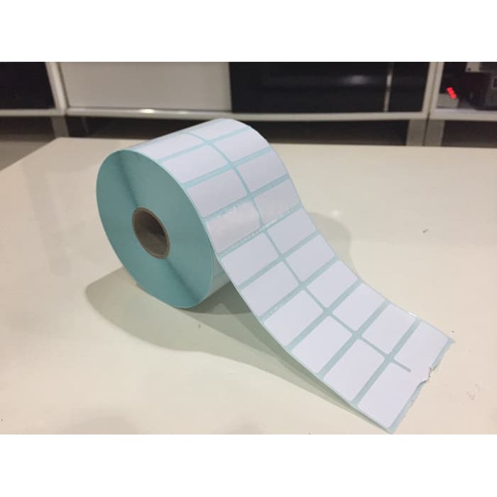 Label Sticker Barcode 33x15mm Semicoated(2 Lines isi 5000 pcs) Core 1&quot;