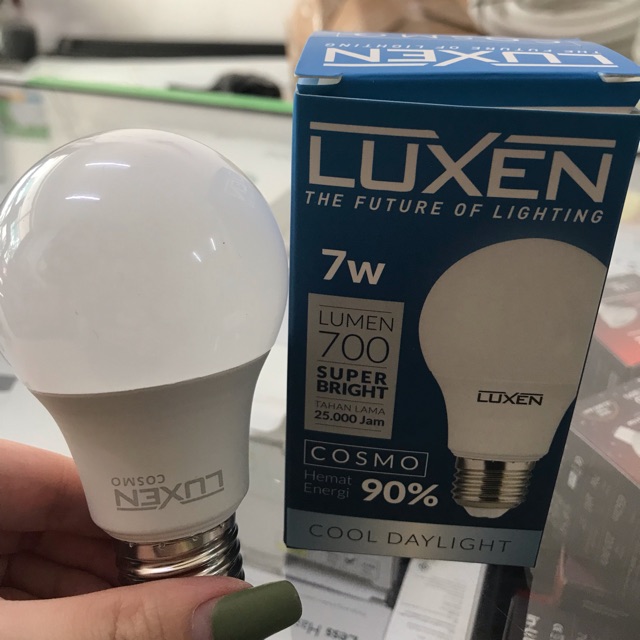 Luxen Lampu Led Bulb 7w 7 Watt 7 W 7Watt 7W Lampu Garansi 1 Tahun