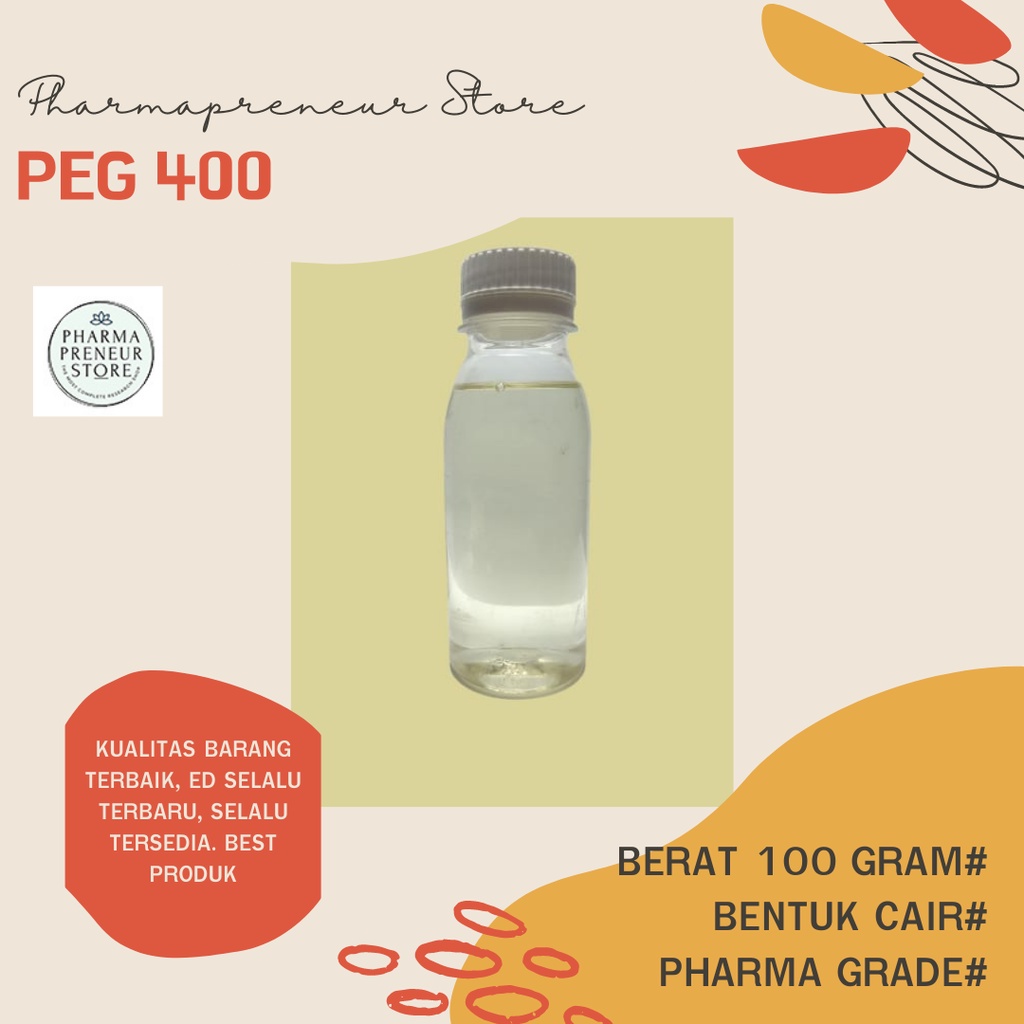 PEG 400 LIQUID Best Quality 100 Gram