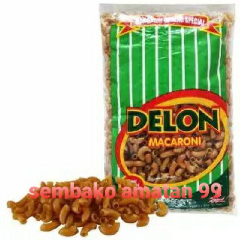 Makaroni Mentah / Makaroni Hijau / Makaroni Delon Coklat / Makaroni Delon / Makaroni Goreng 1KG