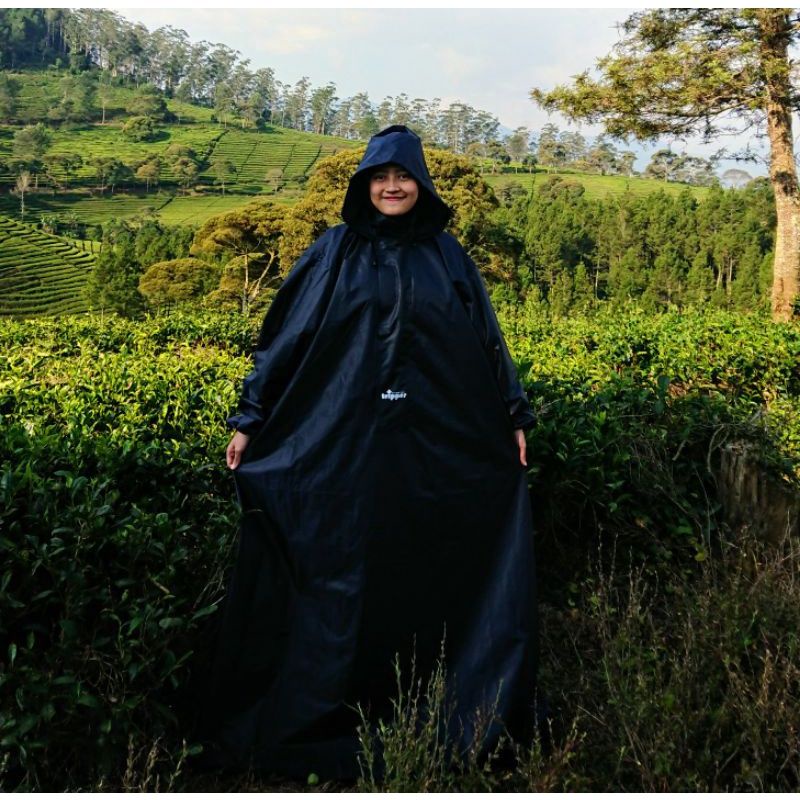 Jas Hujan Model Gamis Jumbo Big Size Raincoat tripper