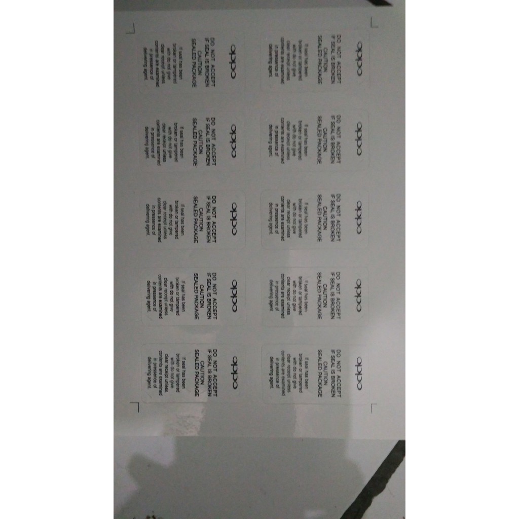 

TERLARIS! segel dus oppo original