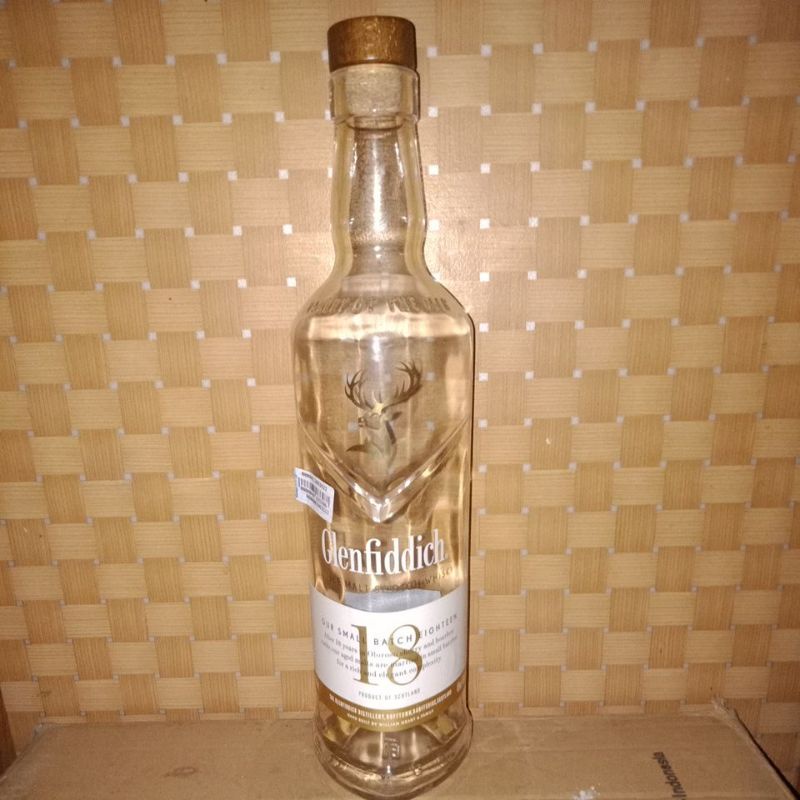 PROMO !!! Botol miras import bekas / botol bekas minuman impor / botol kosong unik merk luar-glenfidich18