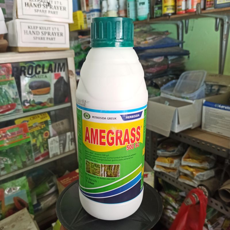 HERBISIDA AMEGRASS 500 SC 1 LITER PEMBASMI GULMA PADA TANAMAN TEBU