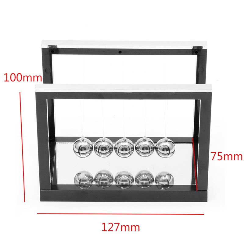 Mary Newtons Cradle Steel Balance Fun Decoration Hadiah Mainan Sains Fisika S Baru