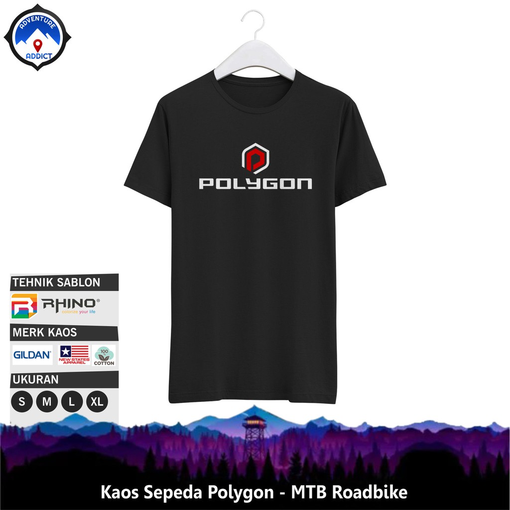 Kaos Sepeda Polygon Series - Kaos Gowes Roadbike MTB - Poliflex Rhinotech - AADC