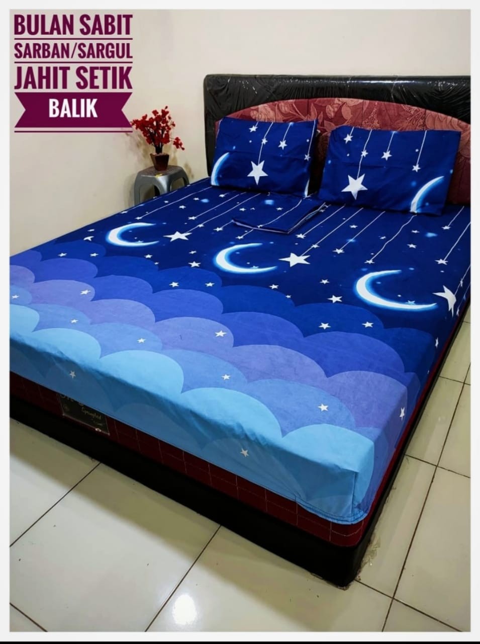 Sprei Motif Primus Osaka Gifina Brown Ulir