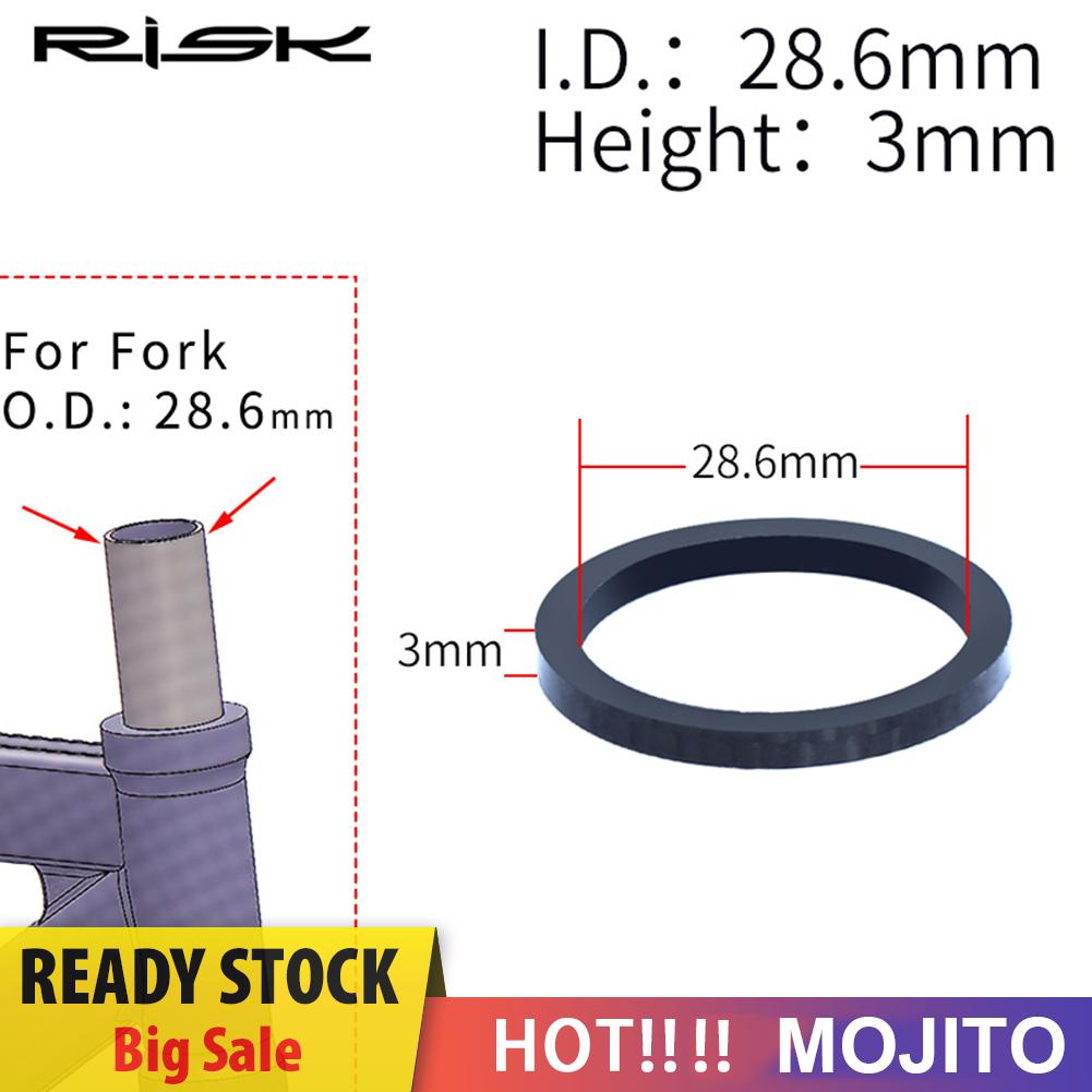 Risk Spacer Headset Fork Depan Sepeda Ukuran 3 / 5 / 10 / 15 / 20mm