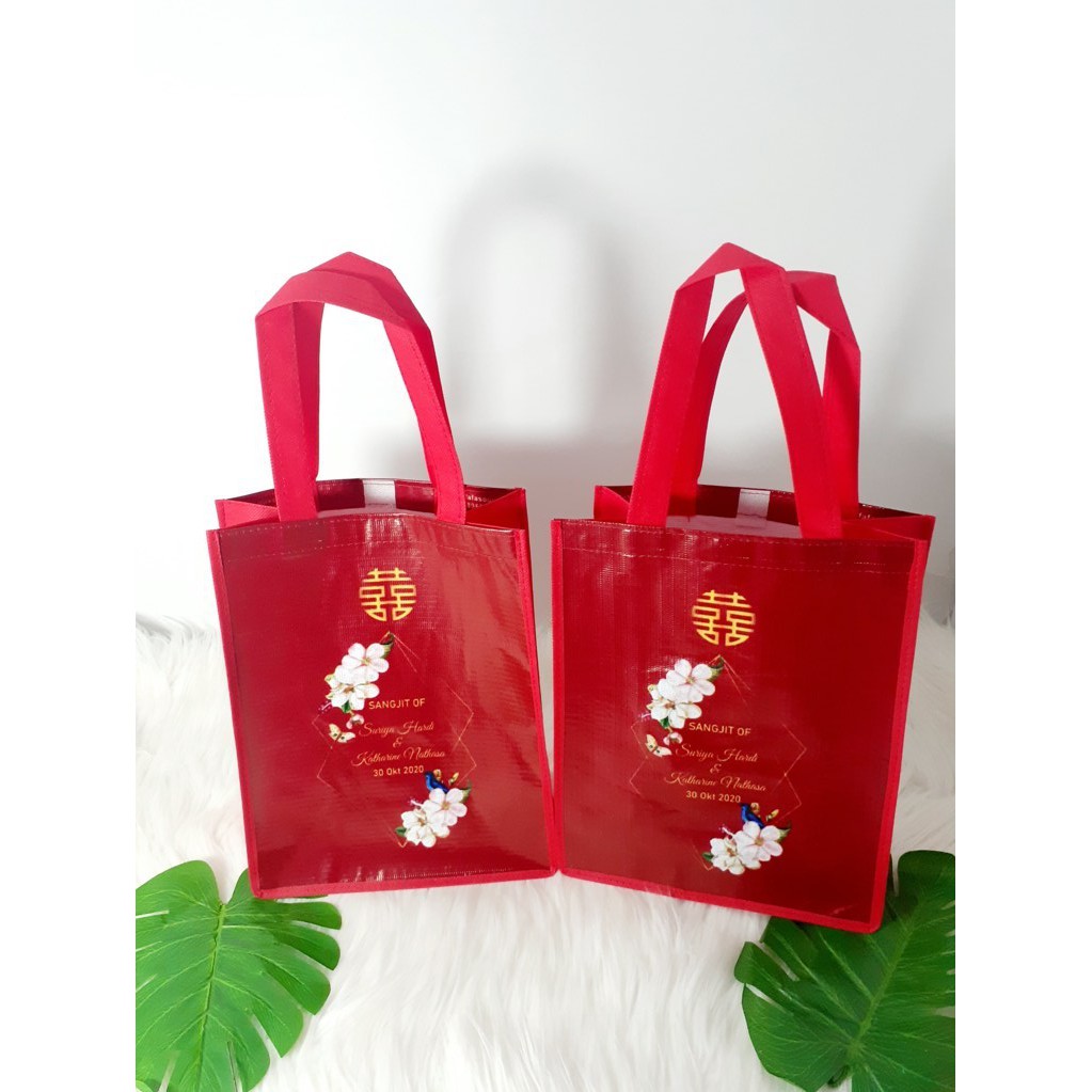 

Tas Souvenir Lamaran Sangjit Kotak Banner Depan Belakang