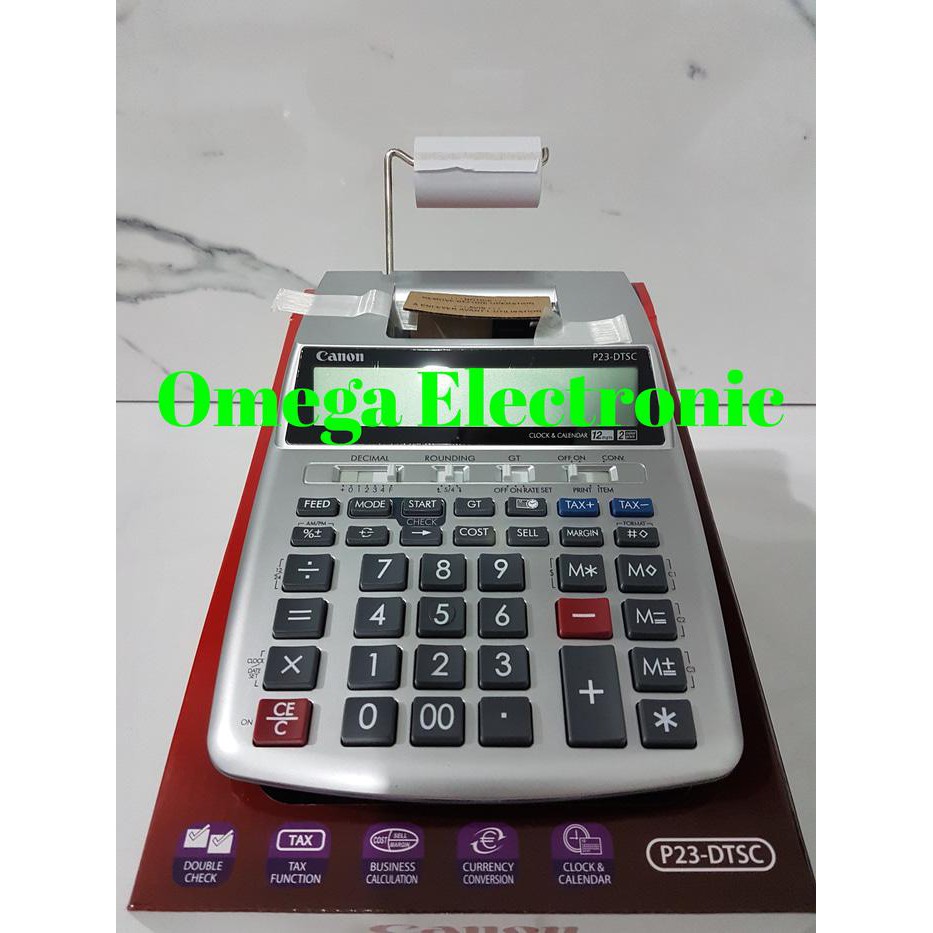

Terlaris Canon Printing Calculator P23-DTSC - Kalkulator Kasir Printer Struk Mantul