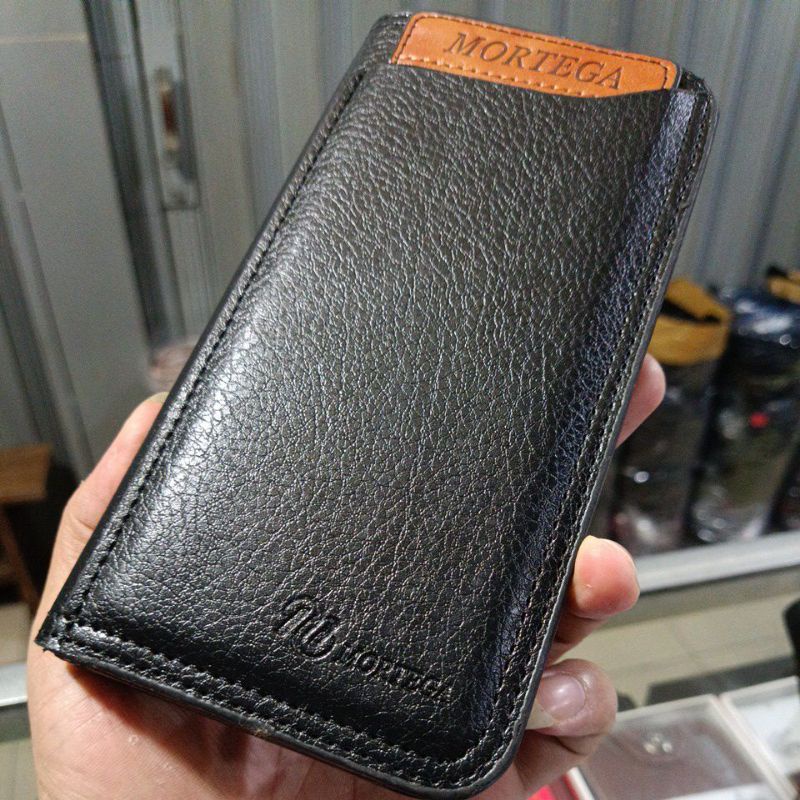 [PROMO 9.9] Dompet Kulit LEVlS Hitam Tanggung SRD-3 || Dompet Tanggung Pria Wanita