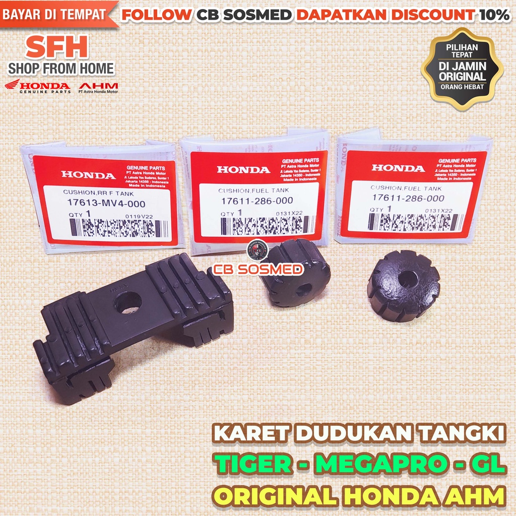 Karet Dudukan Tangki TIGER REVOLUTION Karet Tangki Depan TIGER REVO Karet Ganjal Tangki TIREV Origin