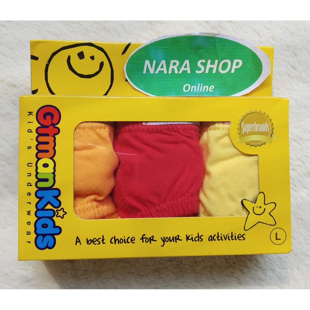 CD GT-MAN kids/celana dalam gtman anak/ukuran s,m,l,xl