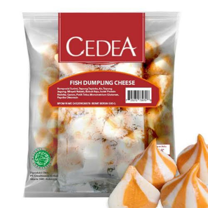 

Cedea fish dumpling cheese 500 gram