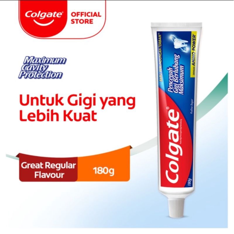 Colgate 180g Maximum Carity Protection With Amino Power