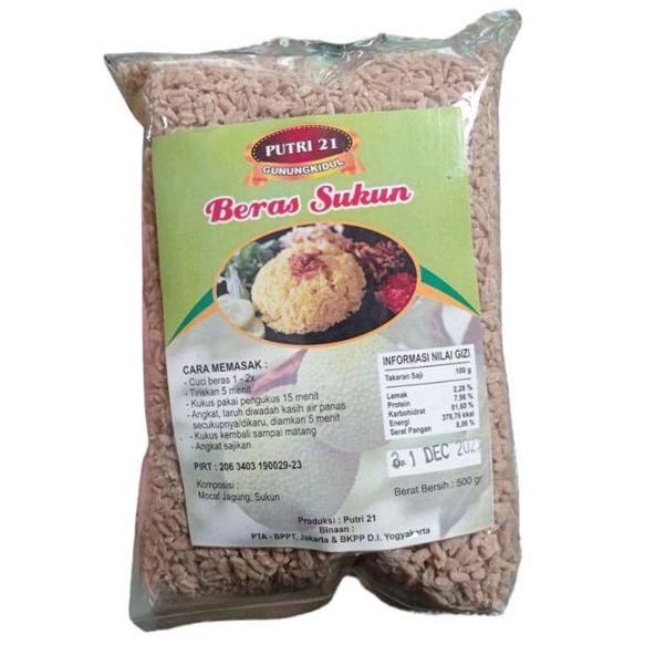 

Beras Mocaf Varian Sukun 500 gram