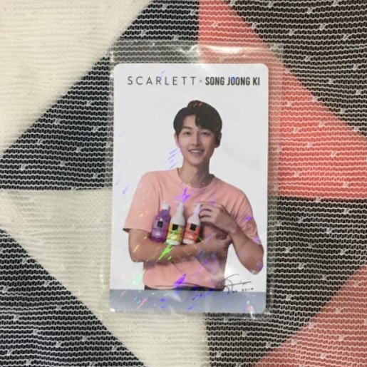Song Joong Ki Photocard Official Scarlett [ LIMITED EDITION ]