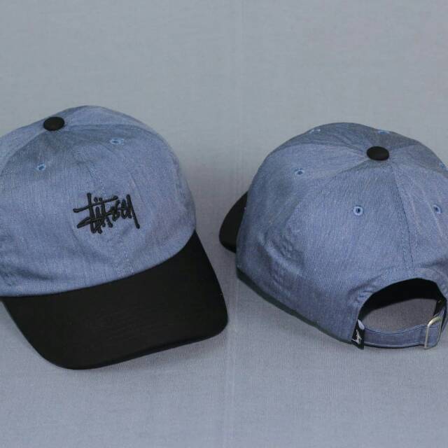 Topi stussy blue jeans