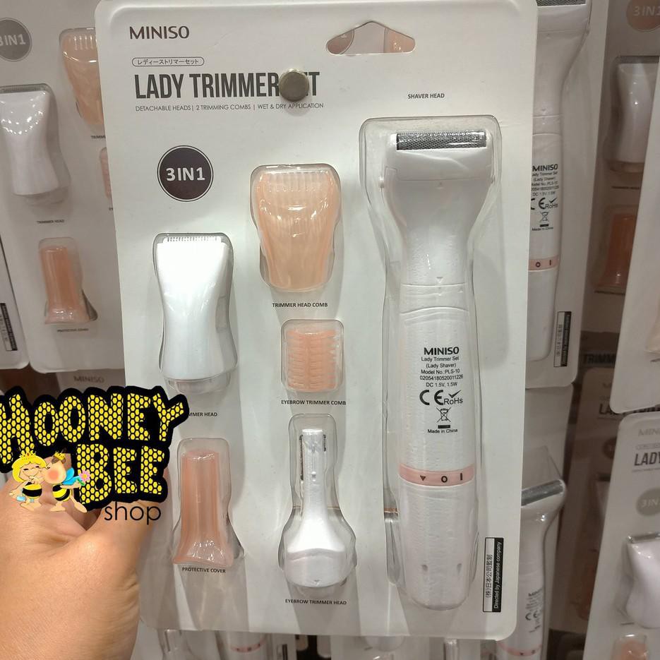 lady trimmer set miniso