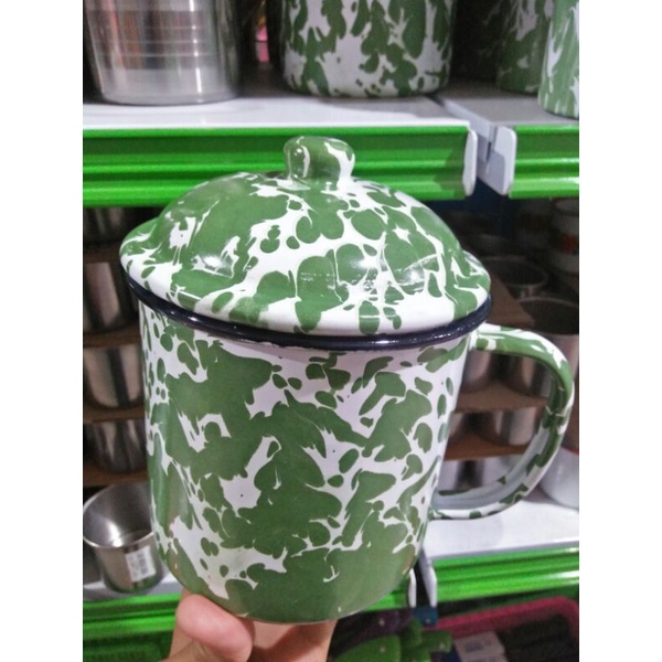 MUG BLIRIK + TUTUP 12 CM MERK TIMBANGAN