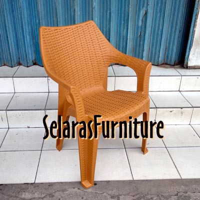  Kursi  teras taman cafe anyaman plastik  Olymplast 508 