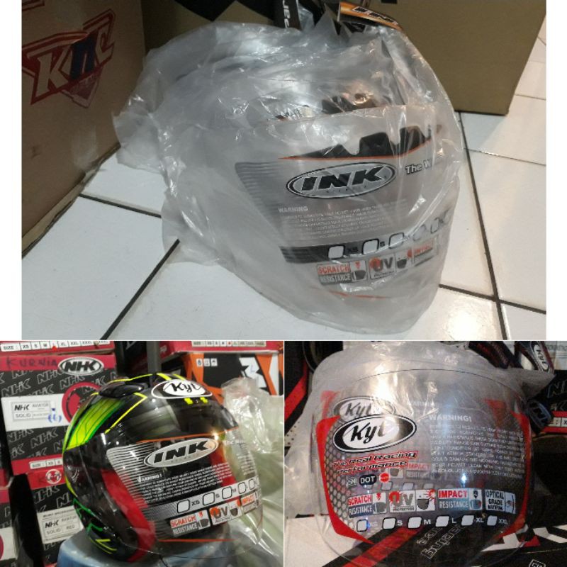 Kaca helm kyt ori kyt dj maru kyt galaxy ink centro