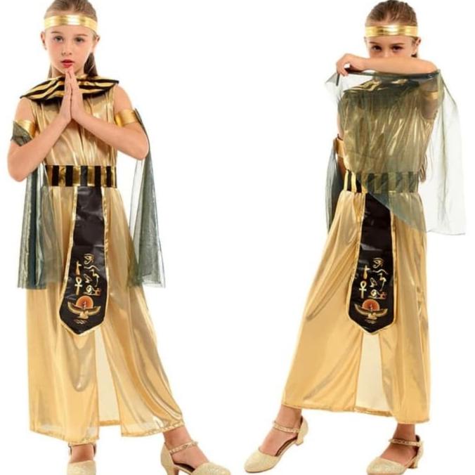 Kostum Cleopatra Costume Cleopatra Costum Mesir Costum Halloween Anak Termurah