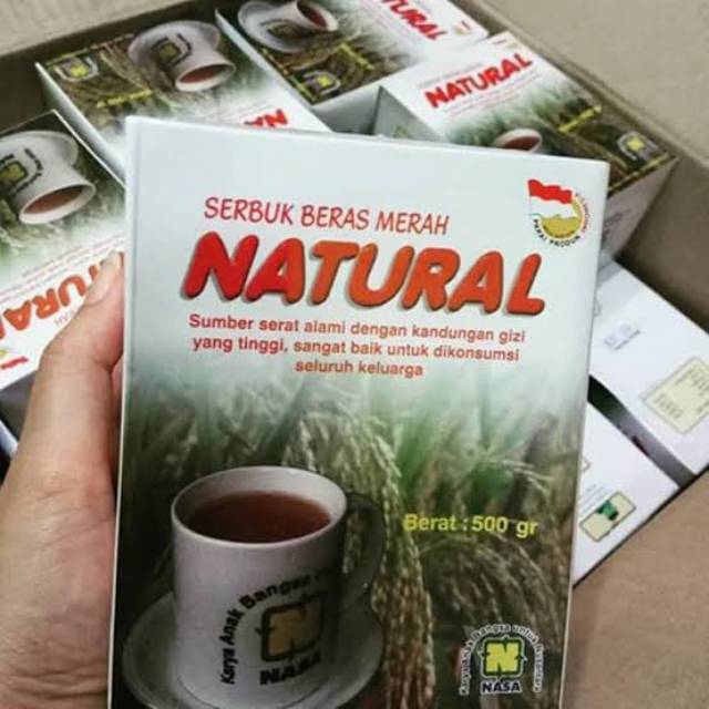 

sbmn serbuk beras merah nasa murah 250 gr
