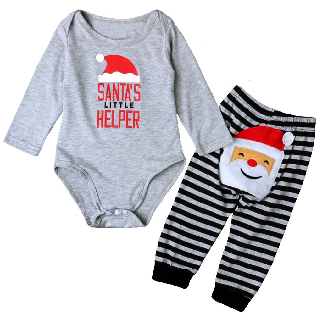 Baju Natal Anak | Setelan Anak Natal | Setelan Santa Christmas