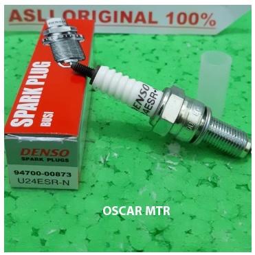 Busi Denso Yamaha U24ESR-N Vixion NVL Xeon  / 94700-00873 * YGP 100 % ORIGINAL