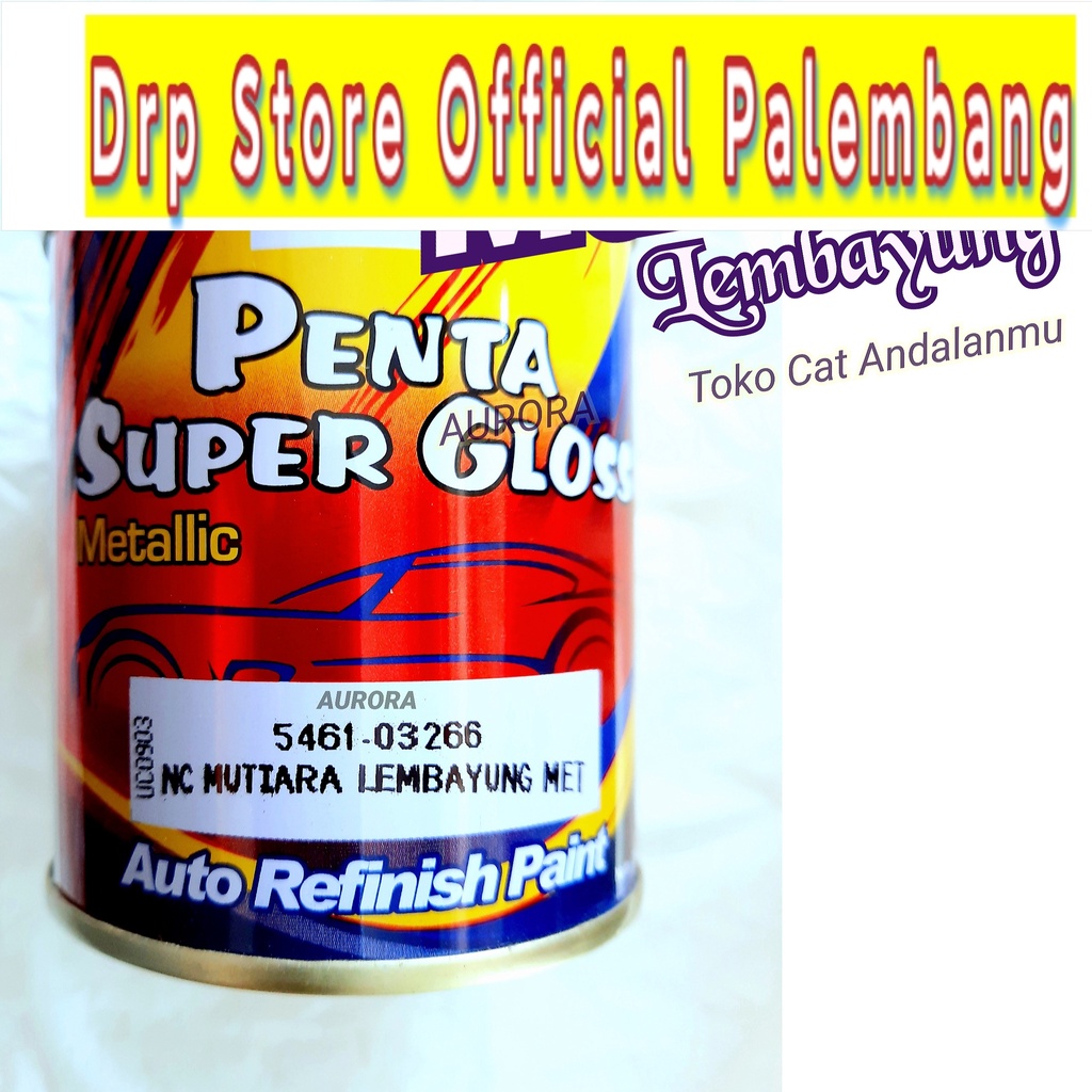 Cat Penta Super Gloss Mutiara Lembayung Ungu Kuning Hijau Biru Merah Gold Pearl Pilih Salah Satu