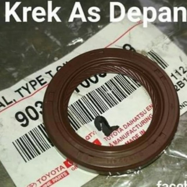 Seal krek as kruk as crankshaft depan vios yaris