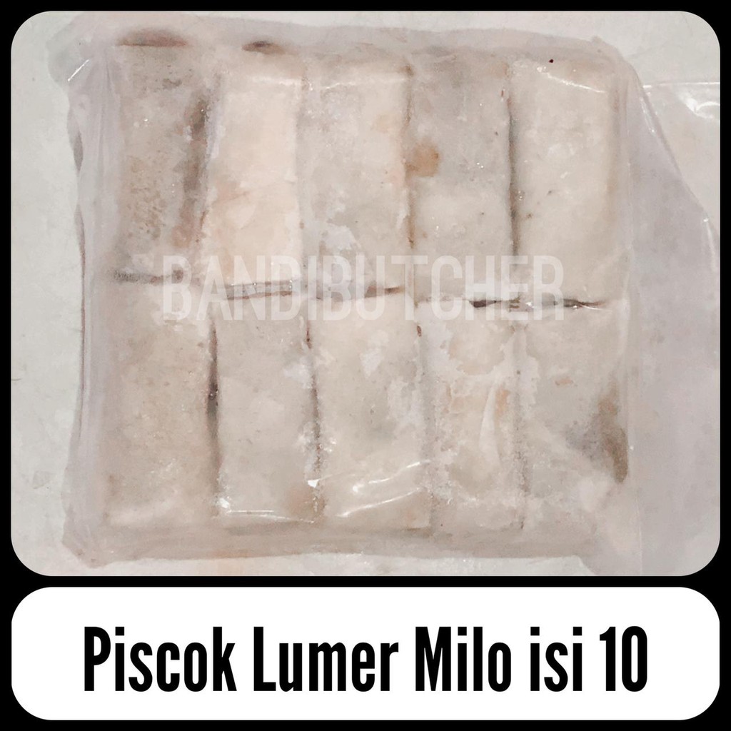 Pisang Coklat Lumer Milo - Piscok Lumer isi 10