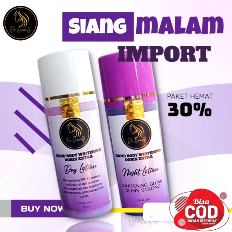 Paket HB Siang Malam Extra Anggur Super Ampuh Atasi Kulit Susah Putih 7x Lebih Cepat Memutihkan Kulit Secara Merata BPOM &amp; Original