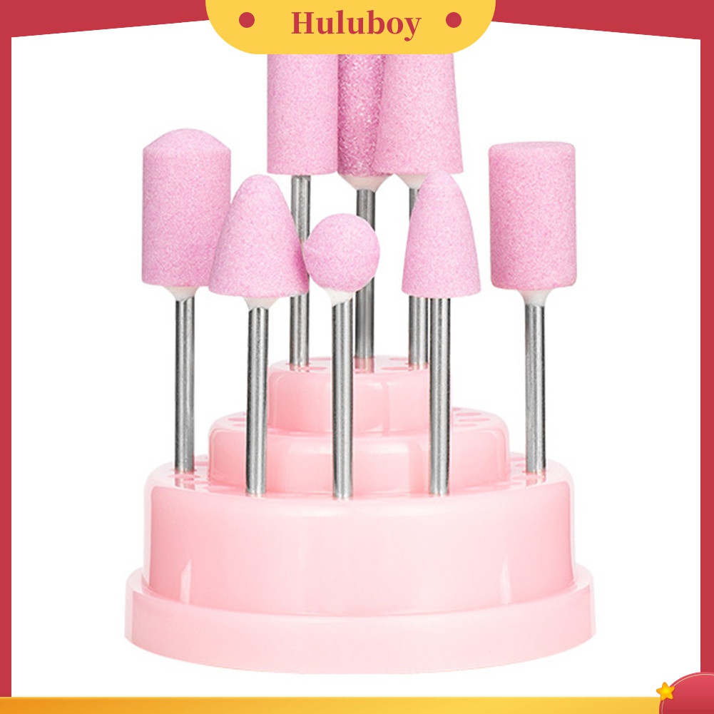 Huluboy Huluboy♡ Rak Stand Display Holder Mata Bor Pengikir Kuku 48 Lubang