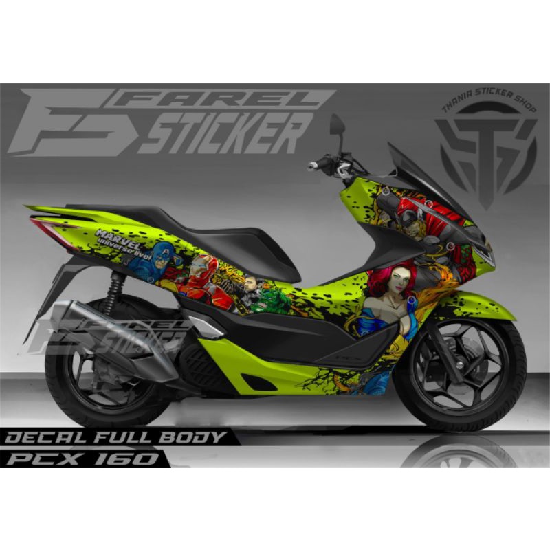 Decal PCX 160 Full body Sticker Variasi PCX 160