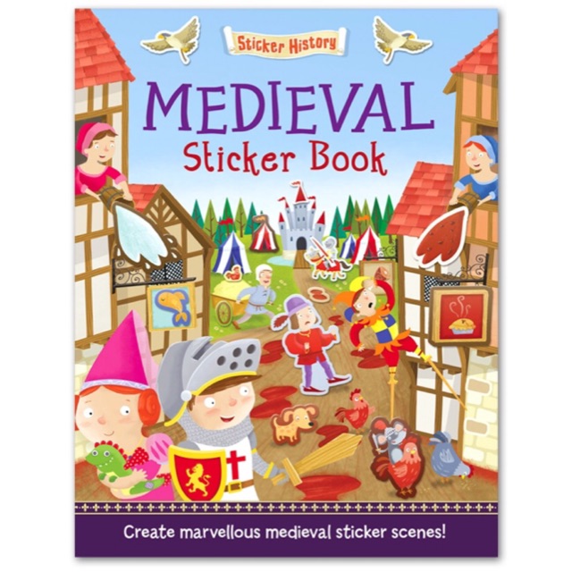 

Sticker History Medieval Sticker Book (Create marvellous medieval sticker scenes!)