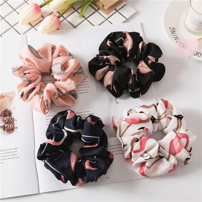 Scrunchie Scruncie Scrunchies Cepol Ikat Rambut Kucir Hijab Polos Jumbo Hijab Jilbab Jilb Kain Rajut