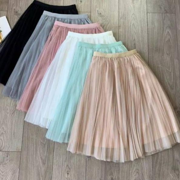 ✽ AESTRI Rok tutu tile/ rok tutu dewasa pendek mekar hitam abu putih navy moca pink krem ➽