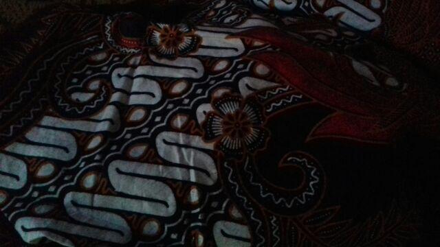 Tey-17 Batik Wanita Asj Sa Hrb026 Kenongo Kemeja Tosca Pendek