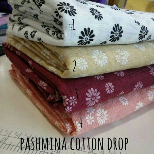 Pashmina cotton drop
